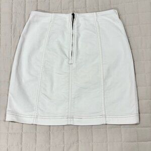 Free People Modern Femme Stretch Denim Mini Skirt Pencil Skirt Size 4